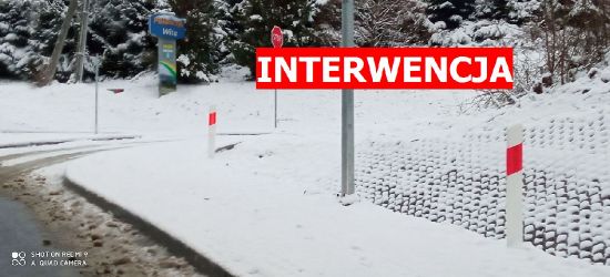 INTERWENCJA: Nieodśnieżony chodnik. „Potrzeba zabrać drugą parę butów” (ZDJĘCIA)