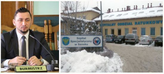 Burmistrz o sytuacji w sanockim szpitalu (OŚWIADCZENIE)