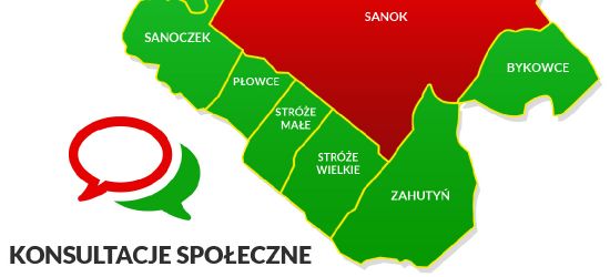 SANOK. Rozpoczynają się konsultacje społeczne ws. poszerzenia miasta. Gdzie i jak zagłosować?
