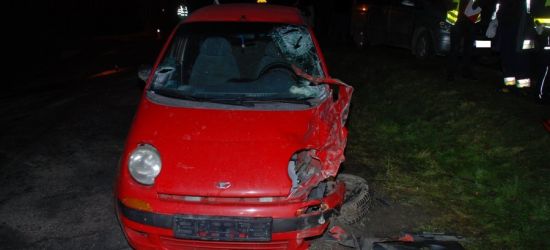 Pijany kierowca doprowadził do czołówki. Miał 1,5 promila (ZDJĘCIA)