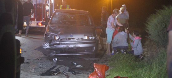 Poważny wypadek w Strachocinie. Ciężko ranny młody motocyklista (ZDJĘCIA)