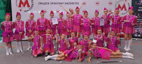 Sunshine Besko błyszczą w Nowym Sączu! Mażoretki z kolejnymi tytułami i nominacjami do mistrzostw Polski