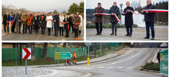 BIESZCZADY: Uroczyście oddano dwie inwestycje drogowe (ZDJĘCIA)