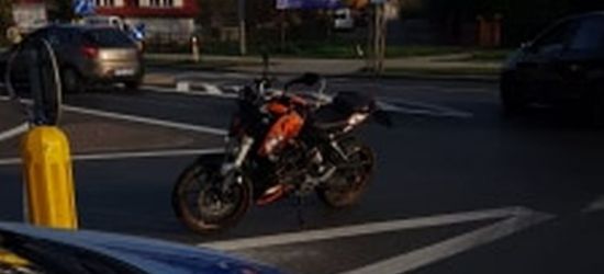 SANOK: Kierujący osobówką nie ustąpił pierwszeństwa motocyklistce