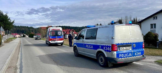 Potrącenie w Przysietnicy. Pieszy pod wpływem alkoholu (FOTO)