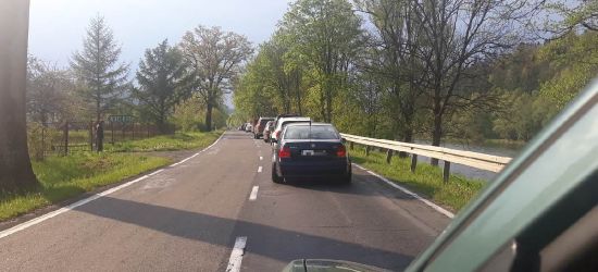 Korek na kilka kilometrów. Tłumy w Bieszczadach (FOTO)