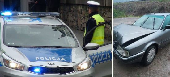 SZCZAWNE. Pijany kierowca spowodował kolizję. Miał ponad 2 promile (FOTO)
