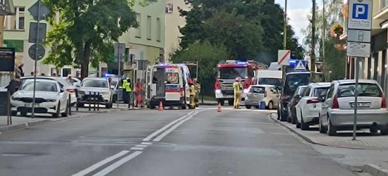 SANOK: Zderzenie trzech samochodów w centrum miasta (ZDJĘCIA)