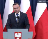 Oświadczenie Prezydenta RP Andrzeja Dudy (VIDEO NA ŻYWO)