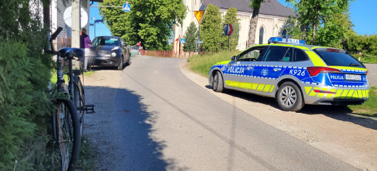 ZARSZYN: Włączając się do ruchu, potrąciła rowerzystę (ZDJĘCIA)