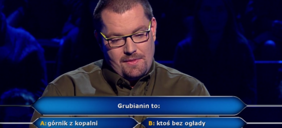 Zagrał w Milionerach. Gratulacje dla pracownika Nadleśnictwa Cisna!