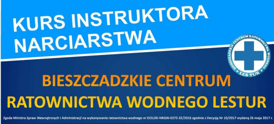 SZKOLENIA – INSTRUKTORA NARCIARSTWA, SNOWBOARDU ORAZ RATOWNICTWA WODNEGO