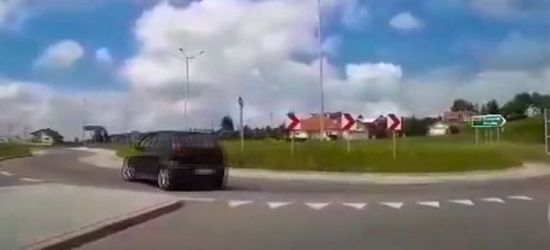 SANOK: Na rondzie w lewo… (VIDEO)