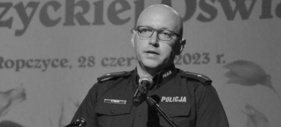 Nagła śmierć policjanta z podkarpackiego garnizonu