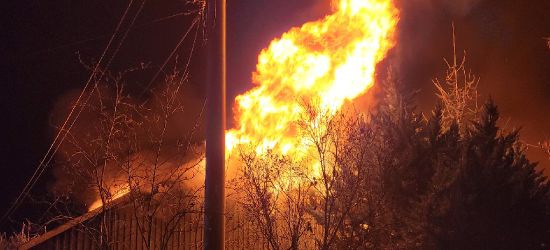 Pożar budynku. Blisko 30 strażaków walczyło z ogniem! (VIDEO, FOTO)