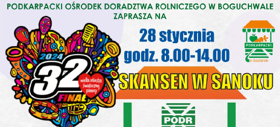 Podkarpacki Bazarek w sanockim Skansenie! Grają z WOŚP!