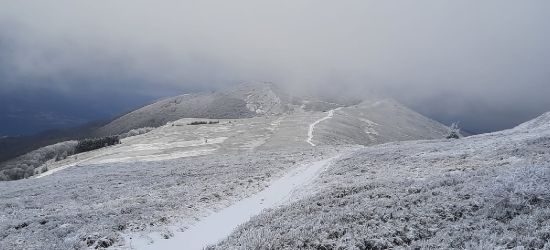 Bieszczady w delikatnej białej szacie! (FOTO)