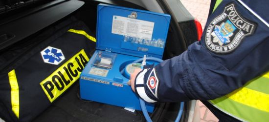 Kompletnie pijany pojechał na zakupy