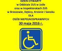 ZUS: Dni otwarte dla niepełnosprawnych