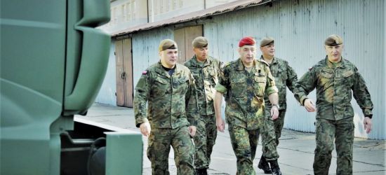 Niemiecki dowódca Wojsk Obrony Terytorialnej u podkarpackich Terytorialsów (FOTO)
