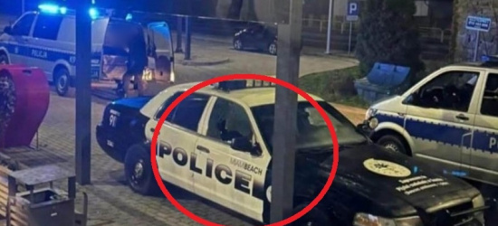 SANOK. Zdewastowany policyjny radiowóz-ozdoba na dworcu! (FOTO)