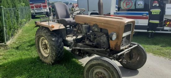 Okoliczności wypadku traktorzysty. Przejechało po nim tylne koło (ZDJĘCIA)