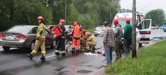 SANOK. Potrącenie kobiety na przejściu dla pieszych! (VIDEO, ZDJĘCIA)