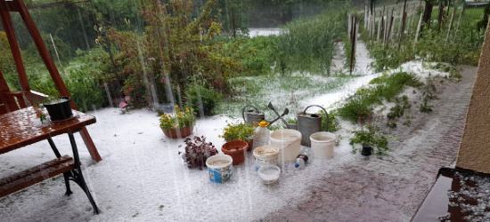 Nawałnice nad powiatem sanockim! Zalane Nadolany (ZDJĘCIA)