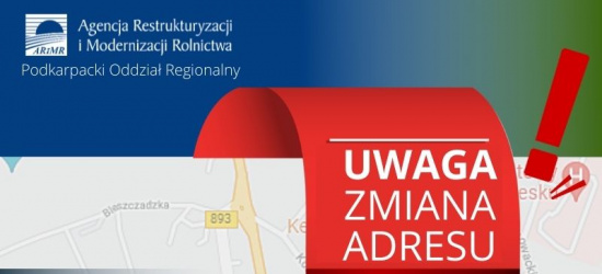 KOMUNIKAT. Zmiana adresu Biura Powiatowego ARiMR w Lesku