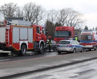KRONIKA STRAŻACKA: Kolizje drogowe i ruchoma skarpa