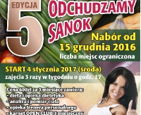 Zacznij nowy rok z dobrymi postanowieniami! Już dziś zgłoś się do 5 edycji „Odchudzamy Sanok”