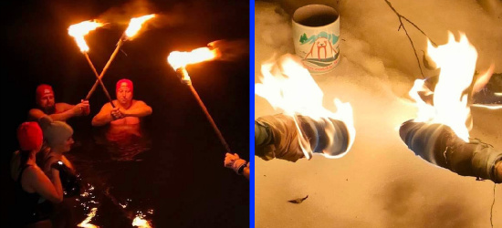 Bieszczadzkie Morsy życzą wszystkim Wesołych Świąt! (FOTO)
