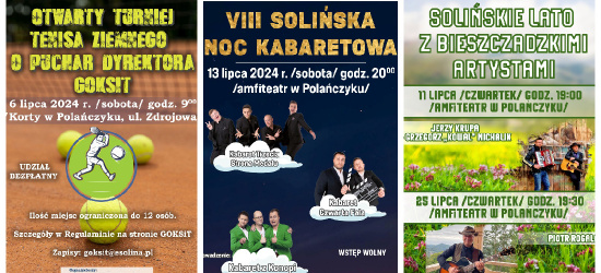 Zapraszamy na Solińskie Lato 2024!
