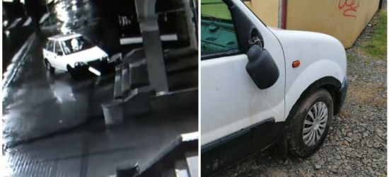 SANOK: 23-latek wjechał w budynek, a później dewastował samochody (VIDEO)