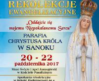 Parafia Chrystusa Króla w Sanoku zaprasza na Rekolekcje Ewangelizacyjne