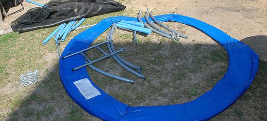 Łupem złodziei padła… dziecięca trampolina