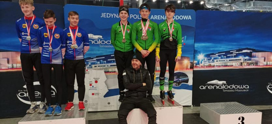 Szymon Hostyński z tytułem Mistrza Polski Młodzików w łyżwiarstwie szybkim! (ZDJĘCIA)