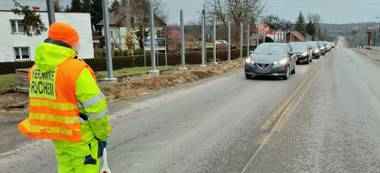 Przebudowa drogi w Zagórzu. Kierowcy muszą liczyć się z utrudnieniami! (VIDEO, ZDJĘCIA)