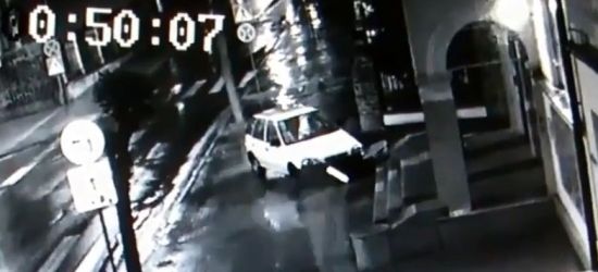 SANOK: „Pojechał po bandzie”. Zniszczony budynek Sokoła (VIDEO)