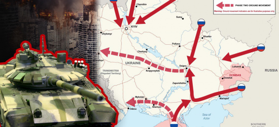 Mapa możliwego ataku Rosji na Ukrainę. Czy to przeddzień wojny? (VIDEO, ANKIETA)