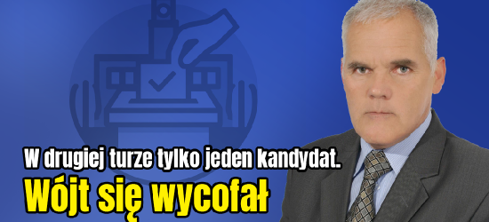 DOMARADZ: W drugiej turze tylko jeden kandydat. Wójt się wycofał