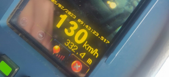 POWIAT BRZOZOWSKI: W terenie zabudowanym 130 kilometrów na godzinę!