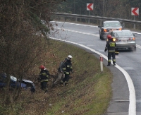 ZAGÓRZ: Kolizja na Leskiej Górze. Uwaga ślisko na drodze (ZDJĘCIA)