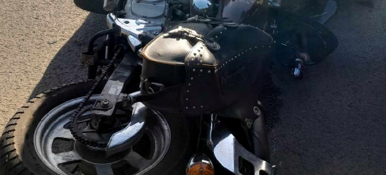 CZASZYN: Kolizja z udziałem motocyklisty
