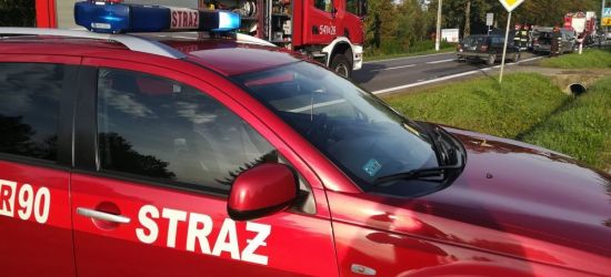 KRONIKA STRAŻACKA: Potrącenie pieszego, dachowanie i wypadek na quadzie