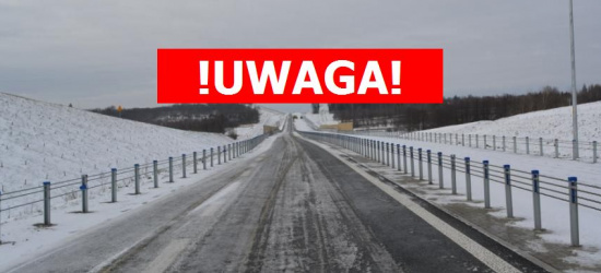 Ślisko na drogach! Na obwodnicy Sanoka stoją tiry!