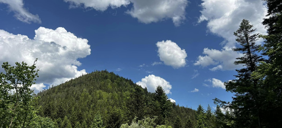 Piękne i kapryśne niebo nad Bieszczadami