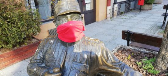 Sanocki Szwejk też w maseczce! (FOTO)