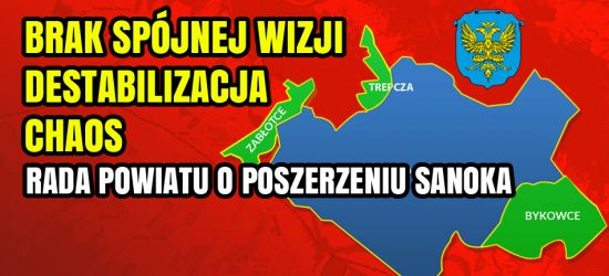 Rada Powiatu Sanockiego przeciwko zmianom granic Sanoka