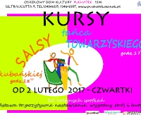 ODK „Puchatek”: Kursy tańca towarzyskiego i salsy kubańskiej w każdy czwartek